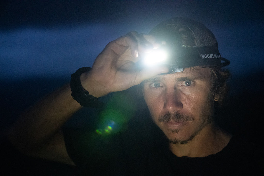 Zach Miller under the moonlight