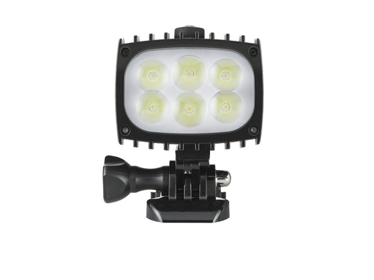 Bright As Day 3000 lamp head, front view showing the six LEDs