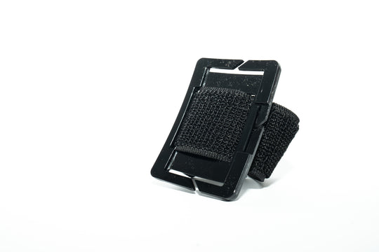 Rear battery attachment for headband